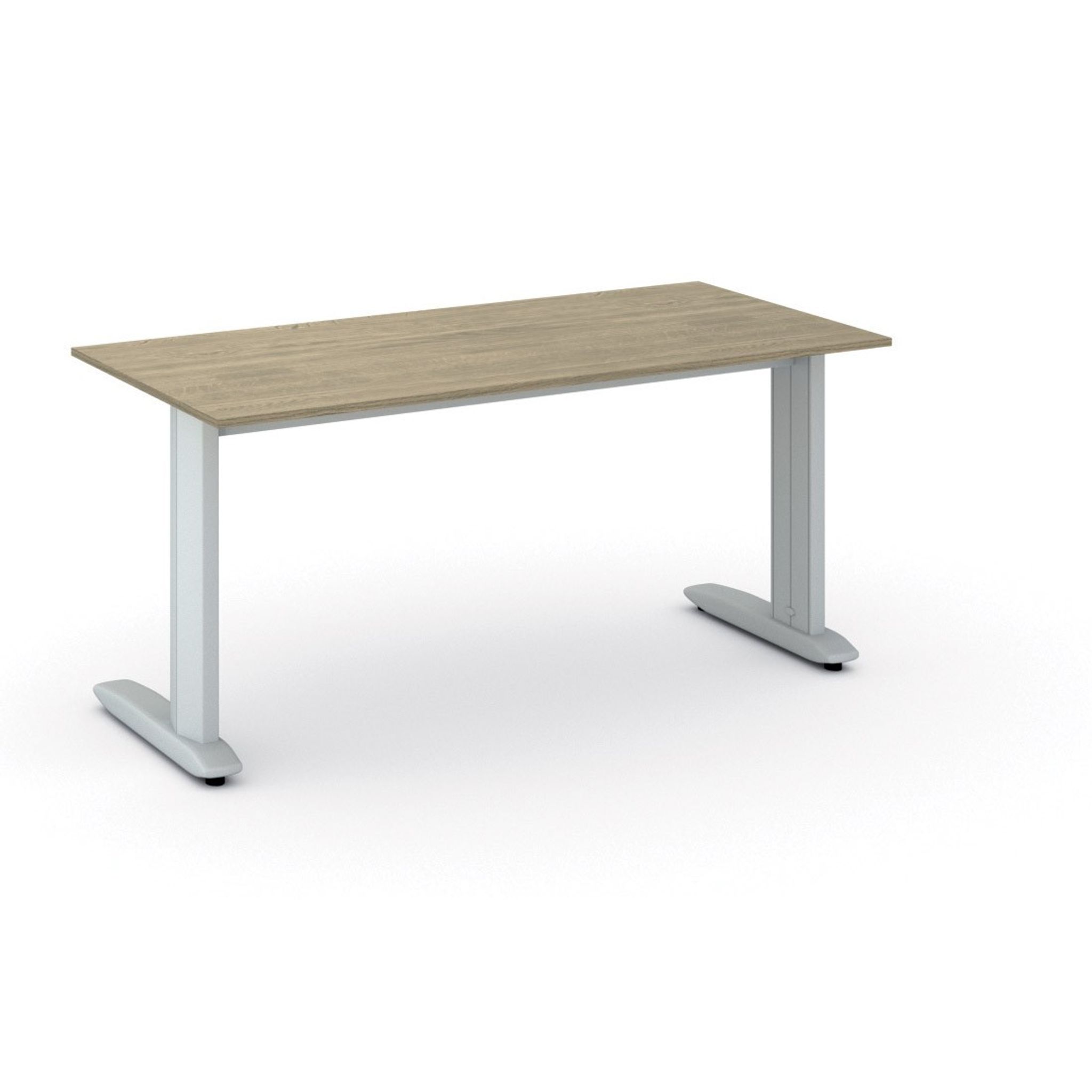 Kancelářský psací stůl PRIMO FLEXIBLE, 160x80 cm, dub přírodní