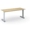 Kancelářský psací stůl PRIMO FLEXIBLE, 180x80 cm, bříza