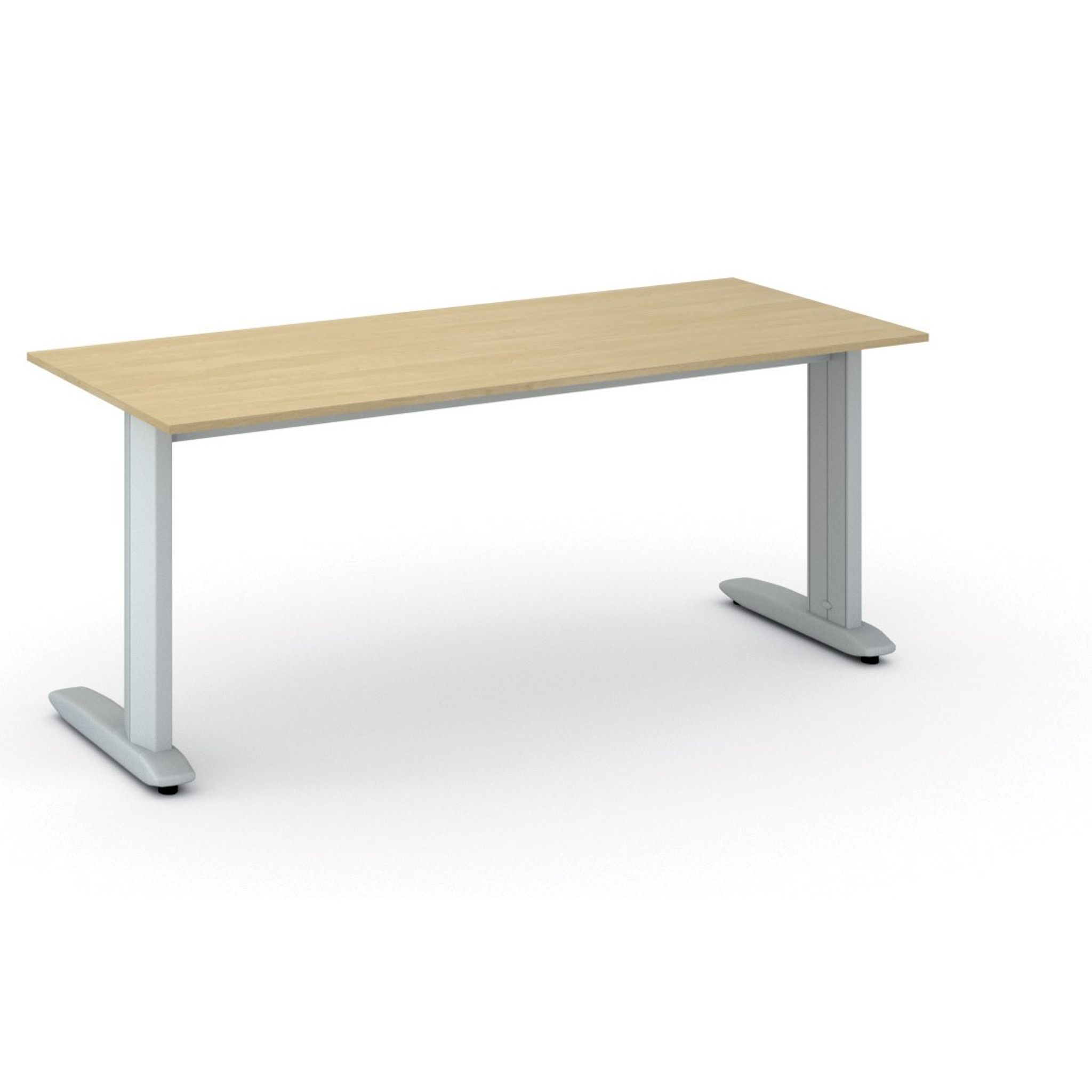Kancelářský psací stůl PRIMO FLEXIBLE, 180x80 cm, bříza