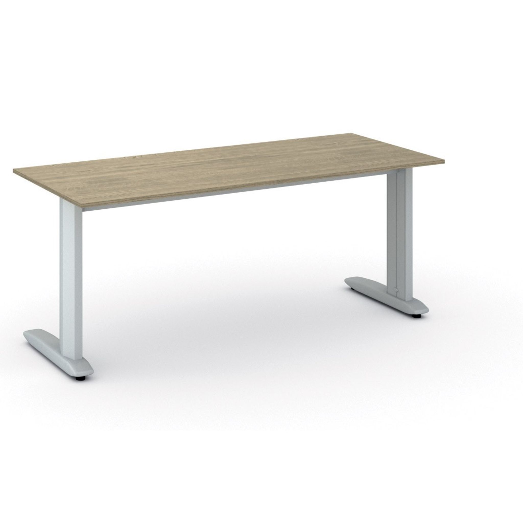Kancelářský psací stůl PRIMO FLEXIBLE, 180x80 cm, dub přírodní
