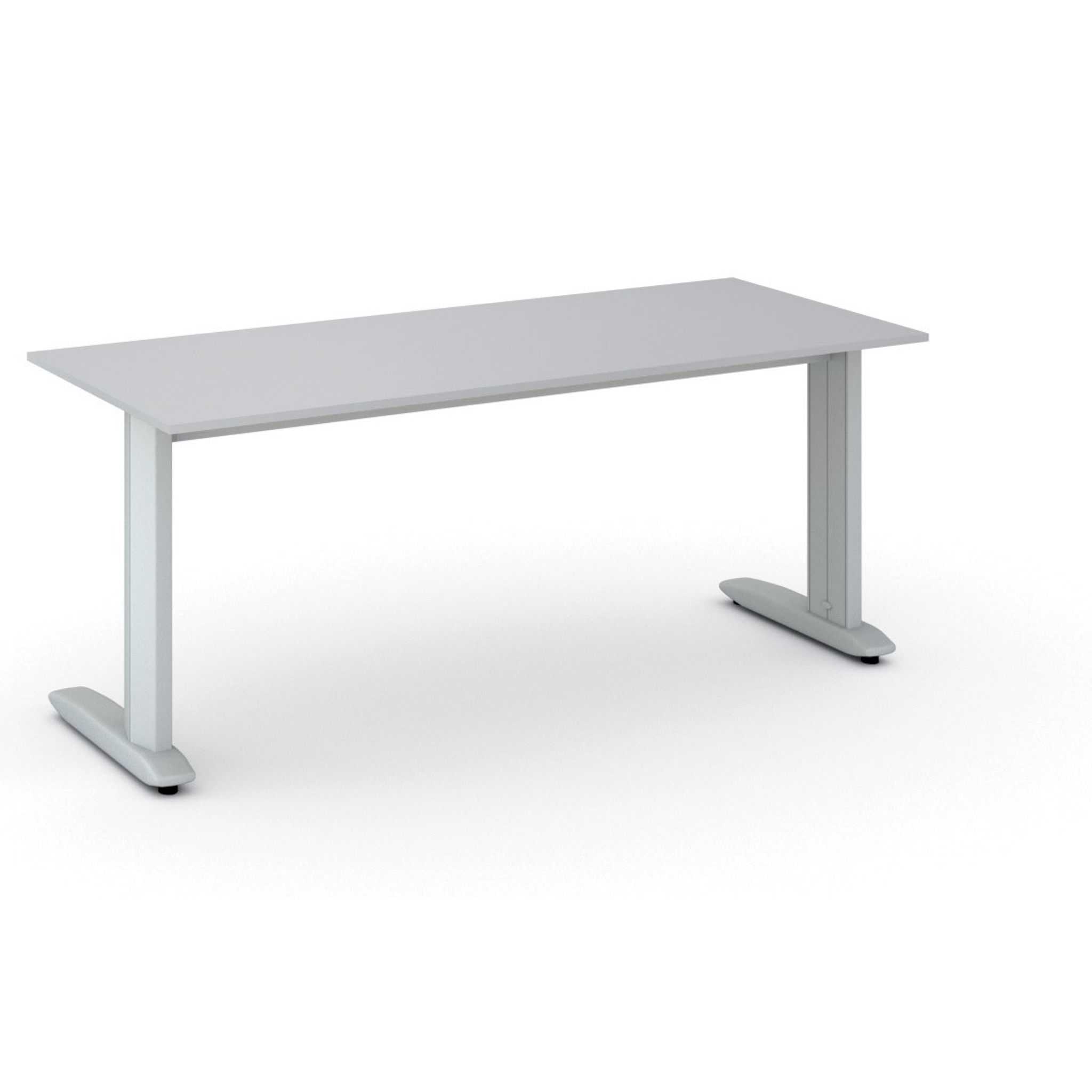 Kancelářský psací stůl PRIMO FLEXIBLE, 180x80 cm, šedá