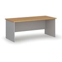 Kancelářský psací stůl PRIMO GRAY, 180x80 cm, šedá/buk