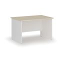 Kancelářský psací stůl PRIMO WHITE, 120x80 cm, bílá/bříza
