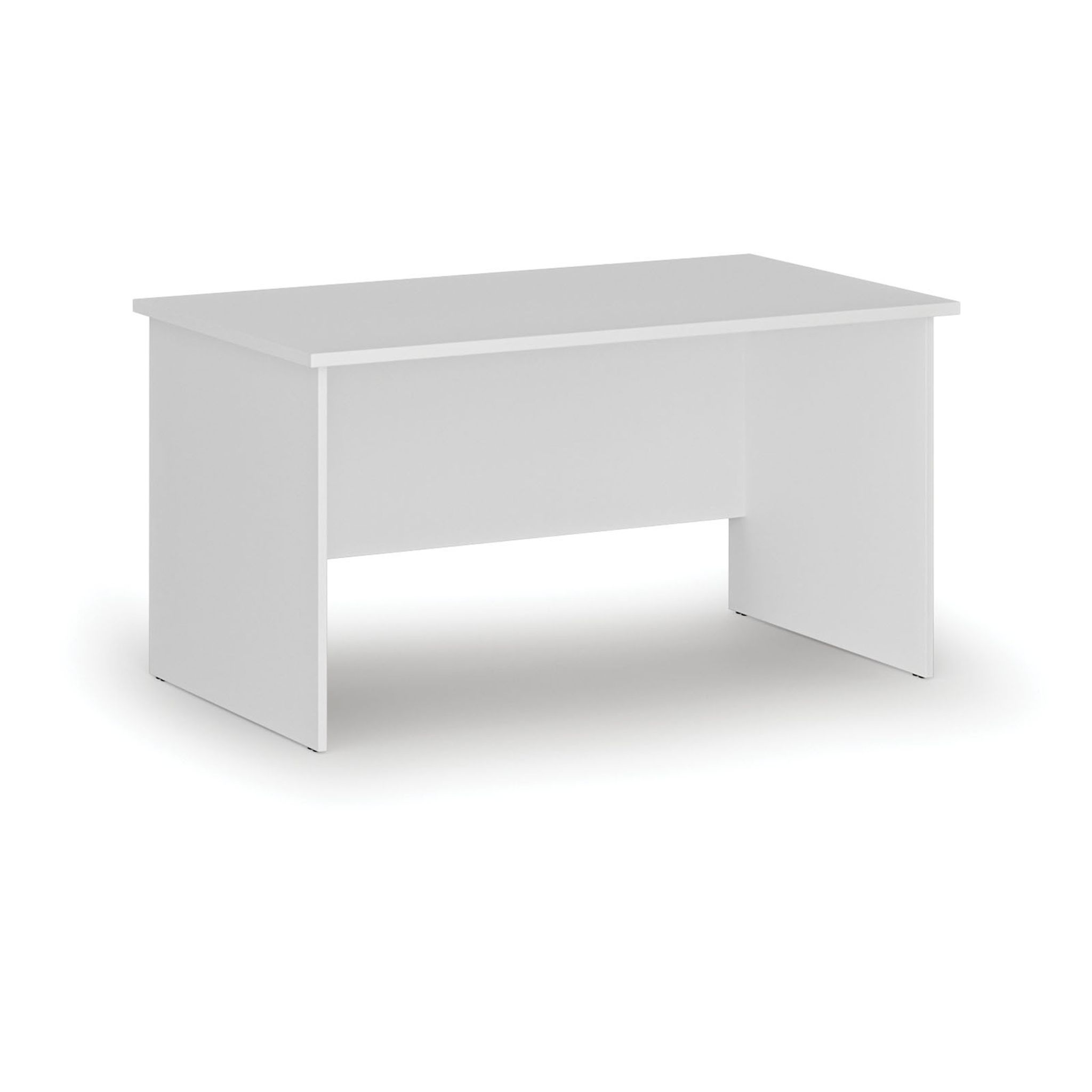 Kancelářský psací stůl PRIMO WHITE, 140x80 cm, bílá