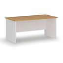 Kancelářský psací stůl PRIMO WHITE, 160x80 cm, bílá/buk