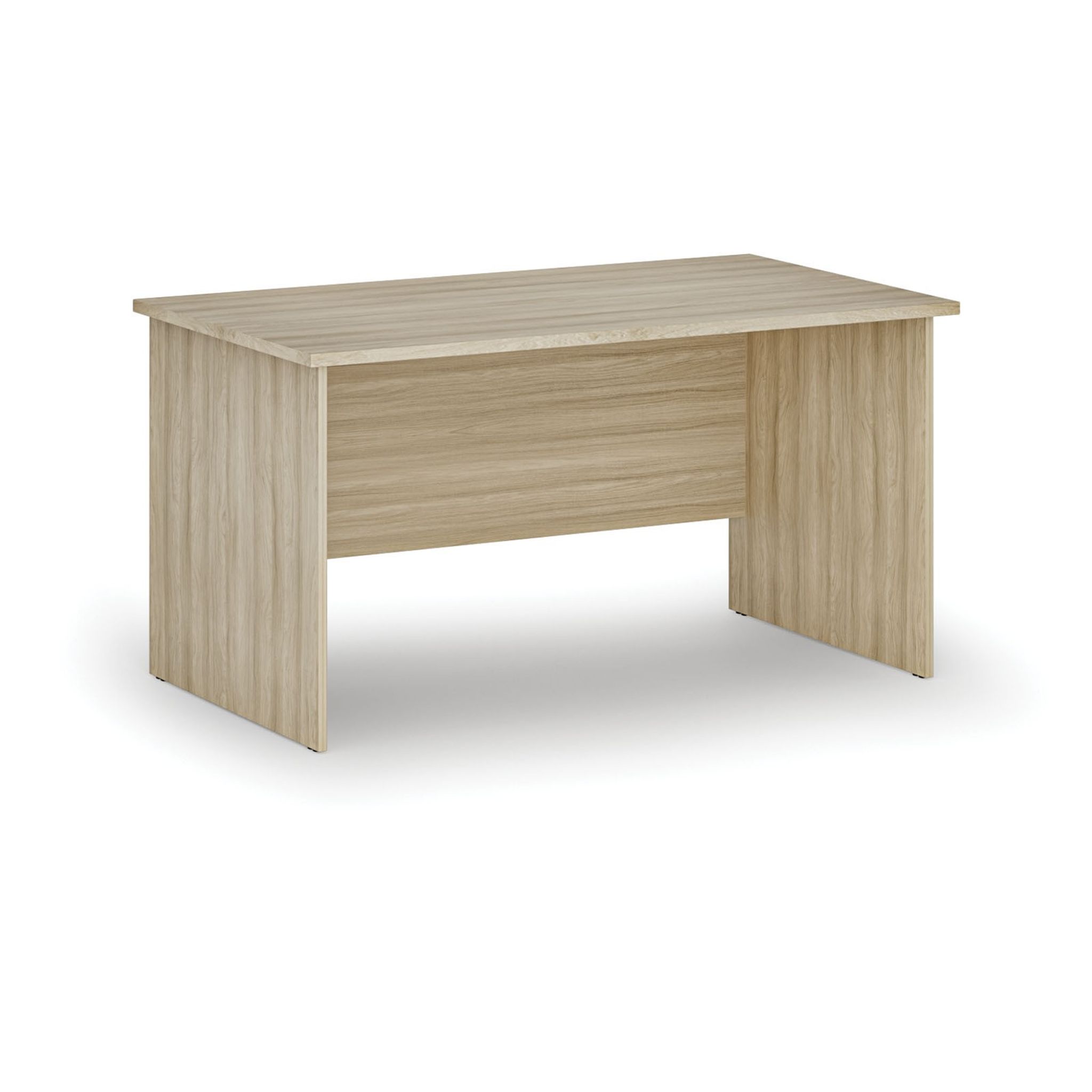 Kancelářský psací stůl PRIMO WOOD, 140x80 cm, dub přírodní