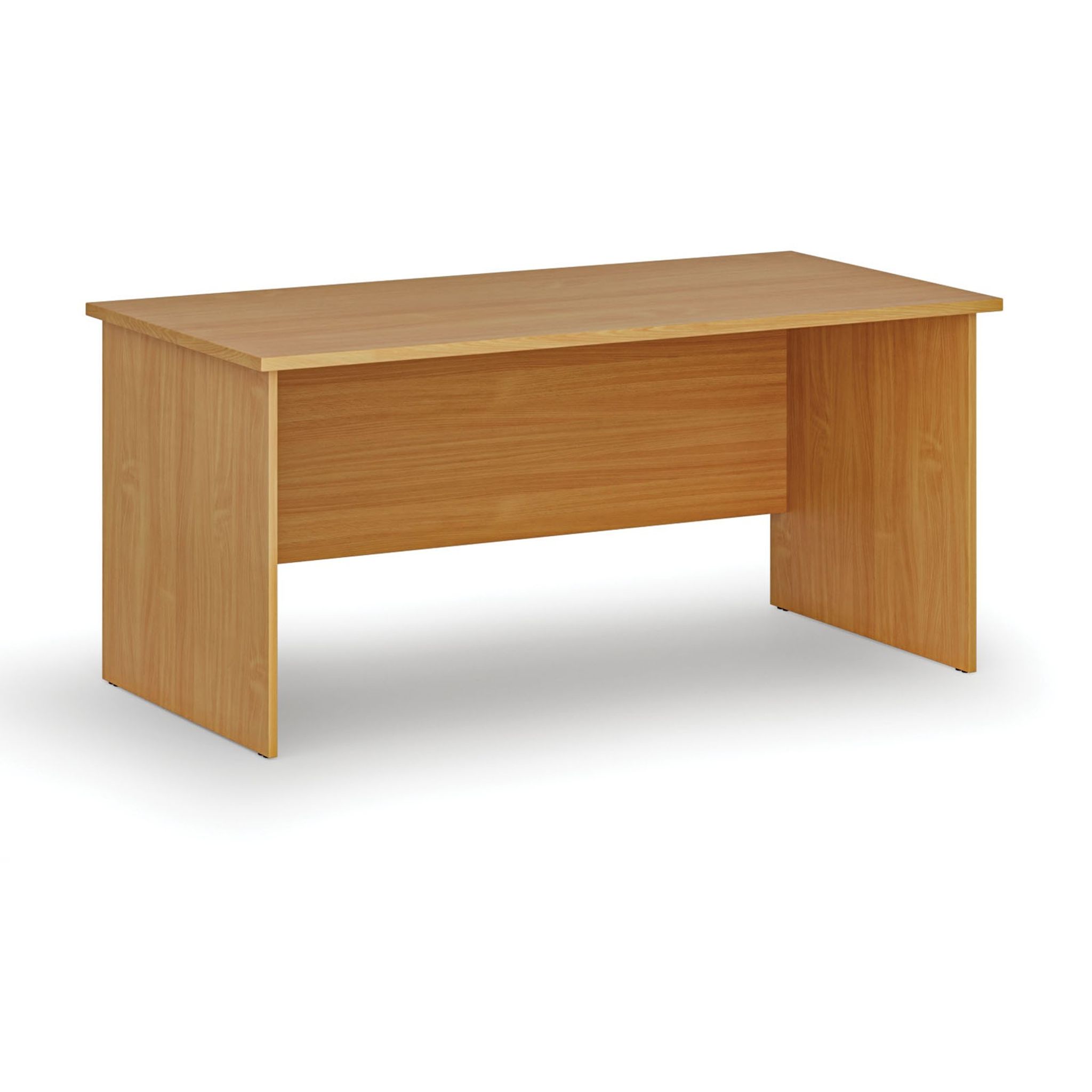 Kancelářský psací stůl PRIMO WOOD, 160x80 cm, buk