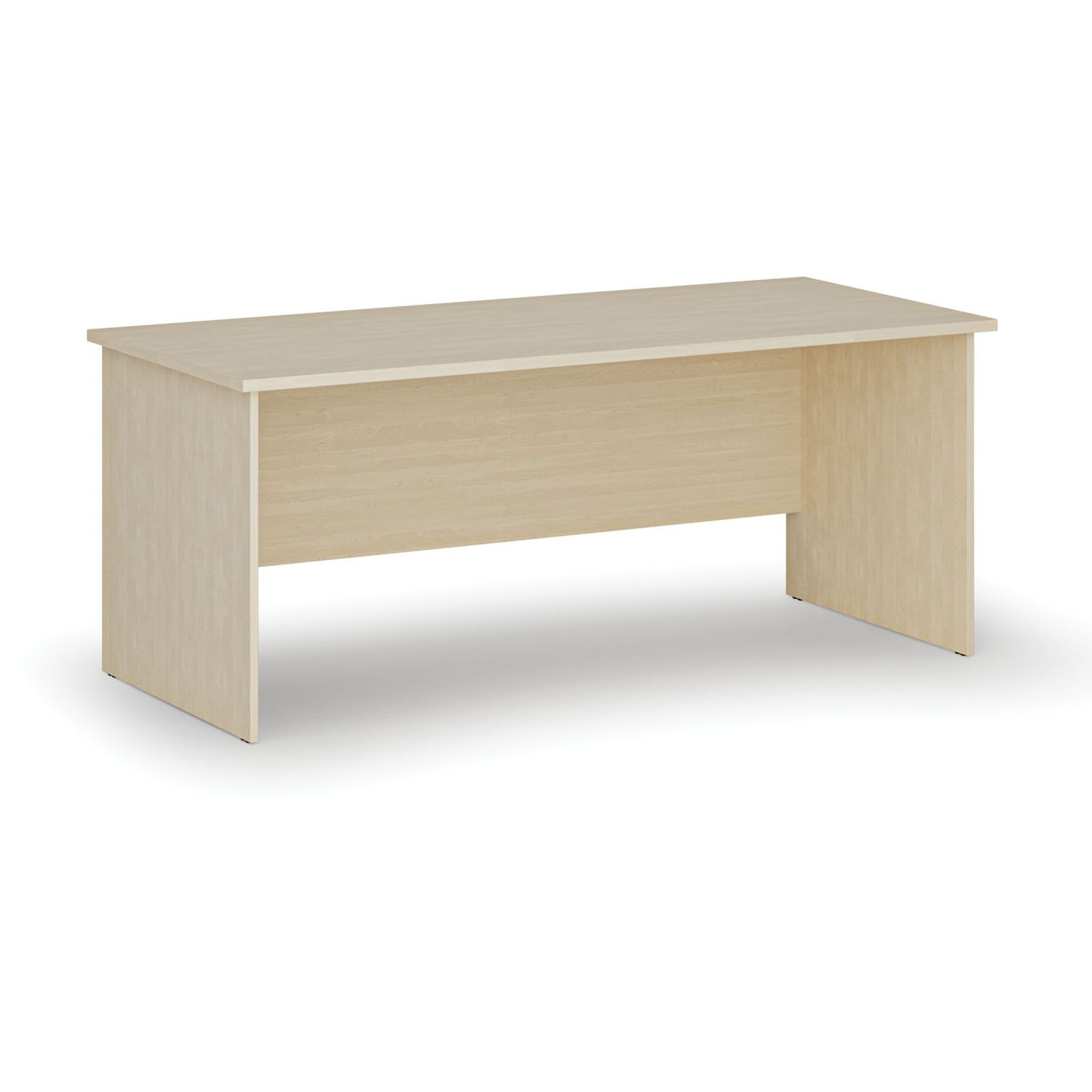 Kancelářský psací stůl PRIMO WOOD, 180x80 cm, bříza