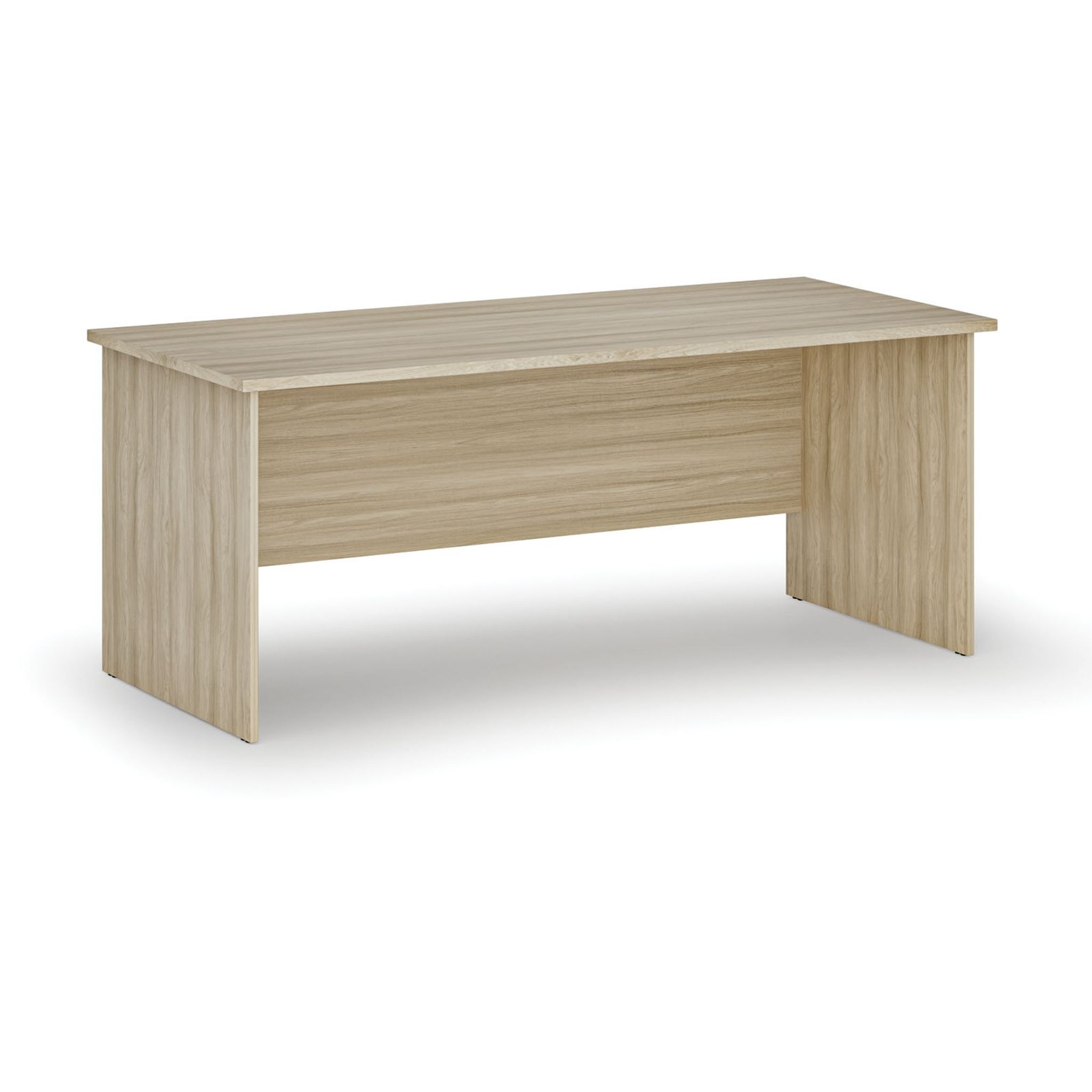 Kancelářský psací stůl PRIMO WOOD, 180x80 cm, dub přírodní