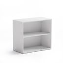 Kancelársky regál BLOCK, 800 x 400 x 710 mm, biela