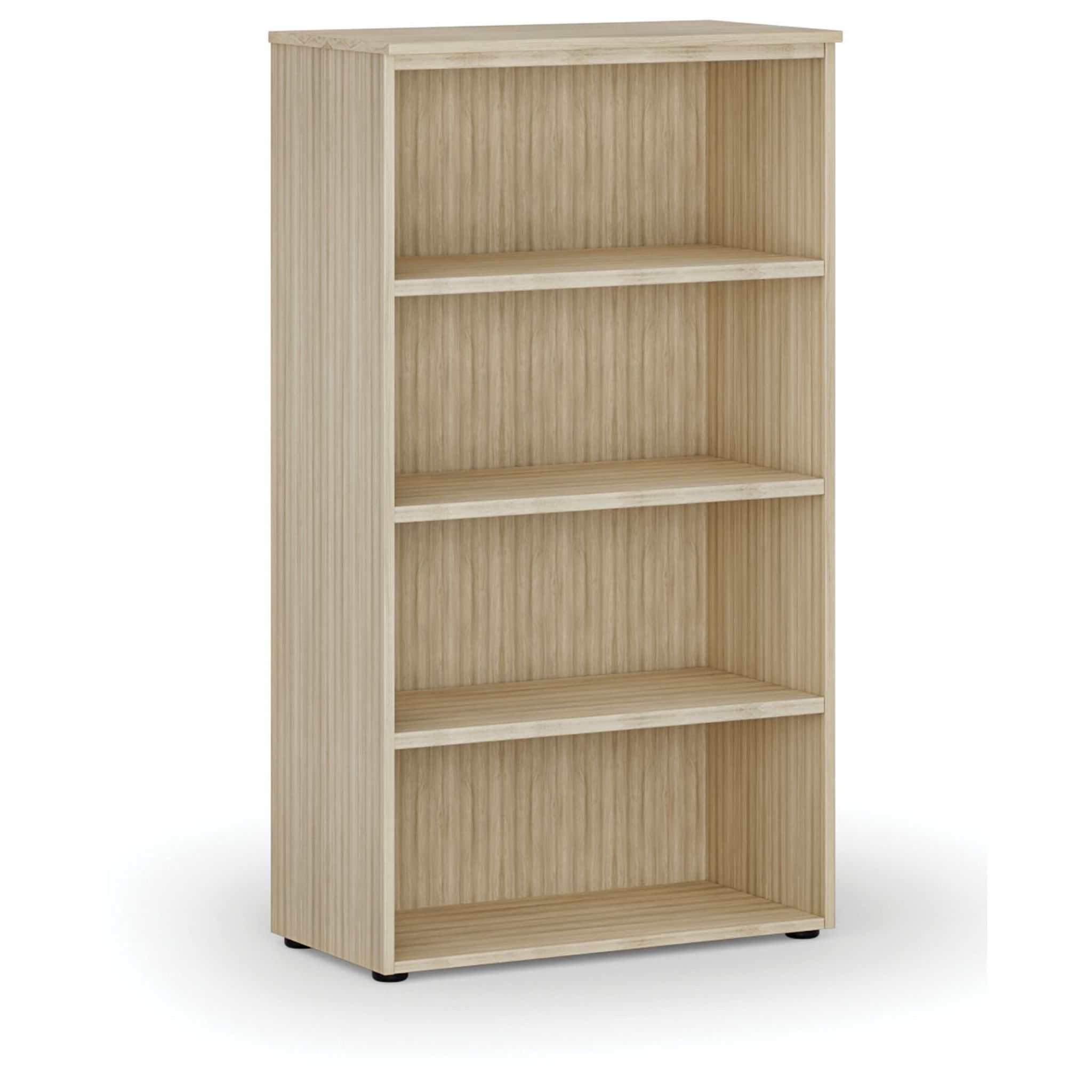 Kancelářský regál PRIMO 2023, 1335 x 800 x 640 mm, dub přírodní