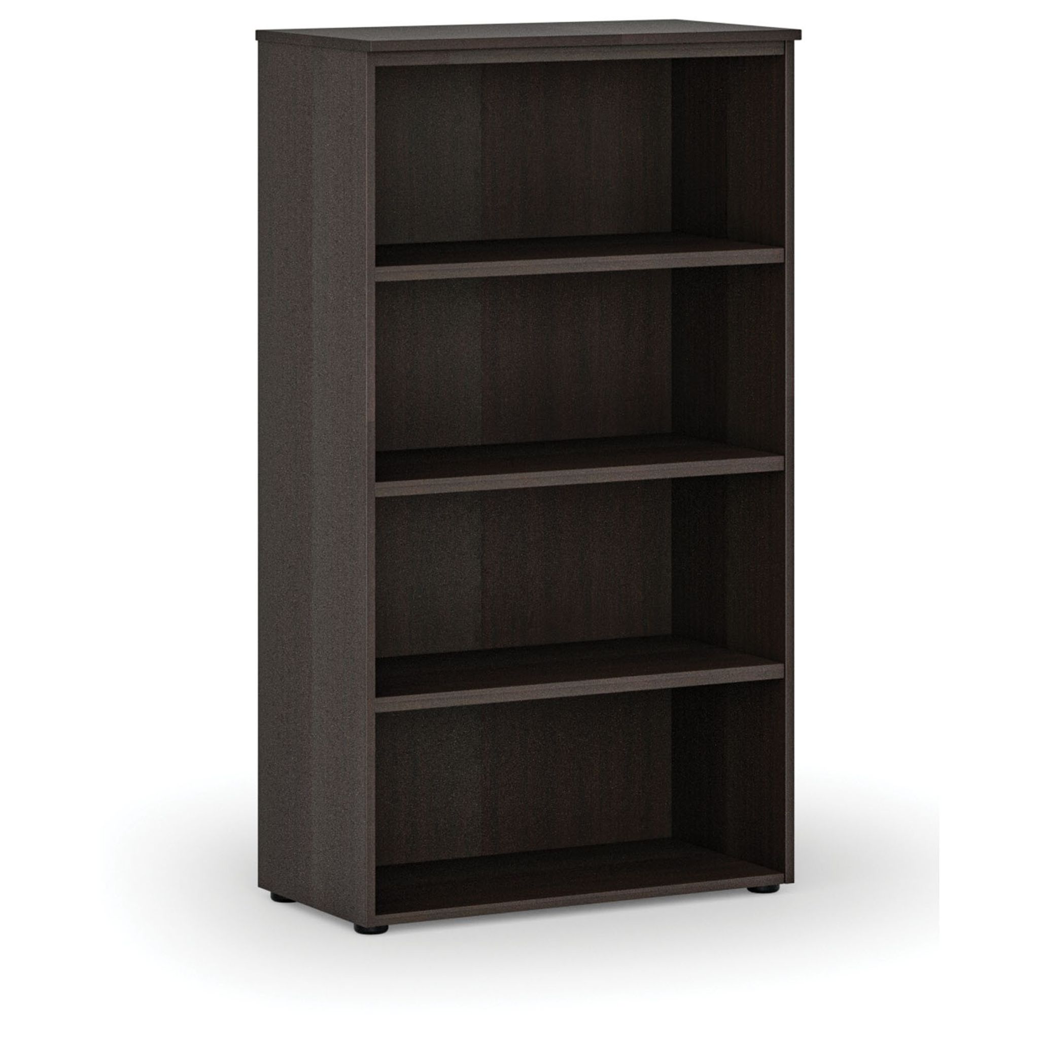 Kancelářský regál PRIMO 2023, 1335 x 800 x 640 mm, wenge