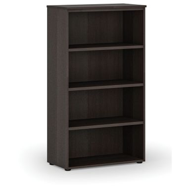 Kancelářský regál PRIMO 2023, 1335 x 800 x 640 mm, wenge