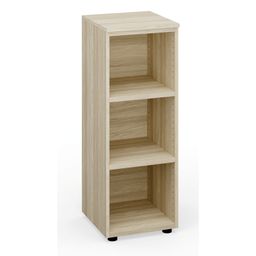 Kancelářský regál PRIMO, 400 x 420 x 1087 mm, dub přírodní