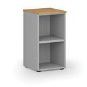Kancelársky regál PRIMO GRAY, 400 x 420 x 740 mm, sivá/buk