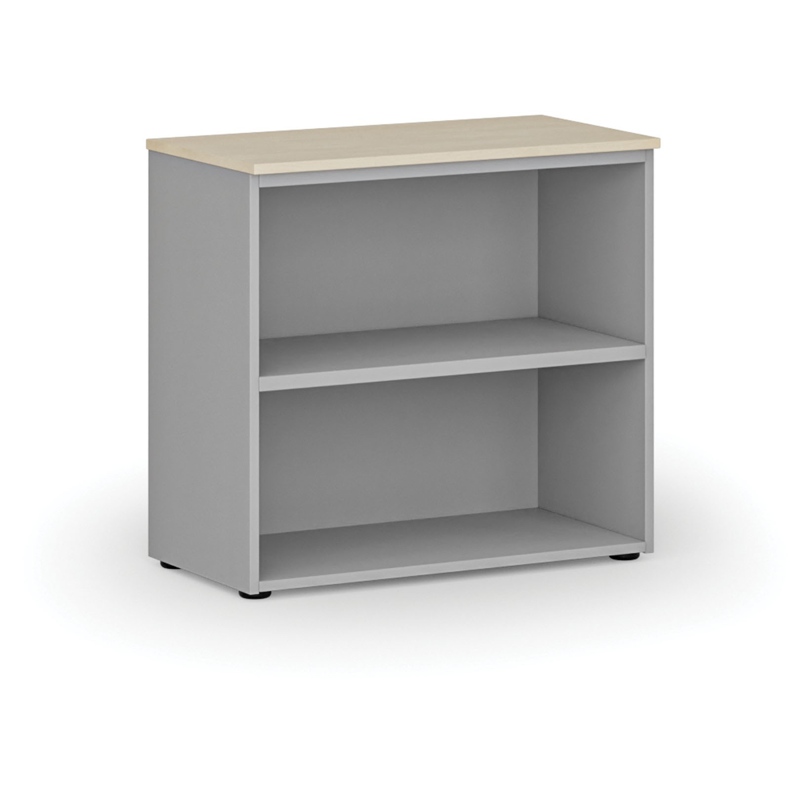 Fotografia produktu: Kancelársky regál PRIMO GRAY, 800 x 420 x 740 mm, sivá/breza