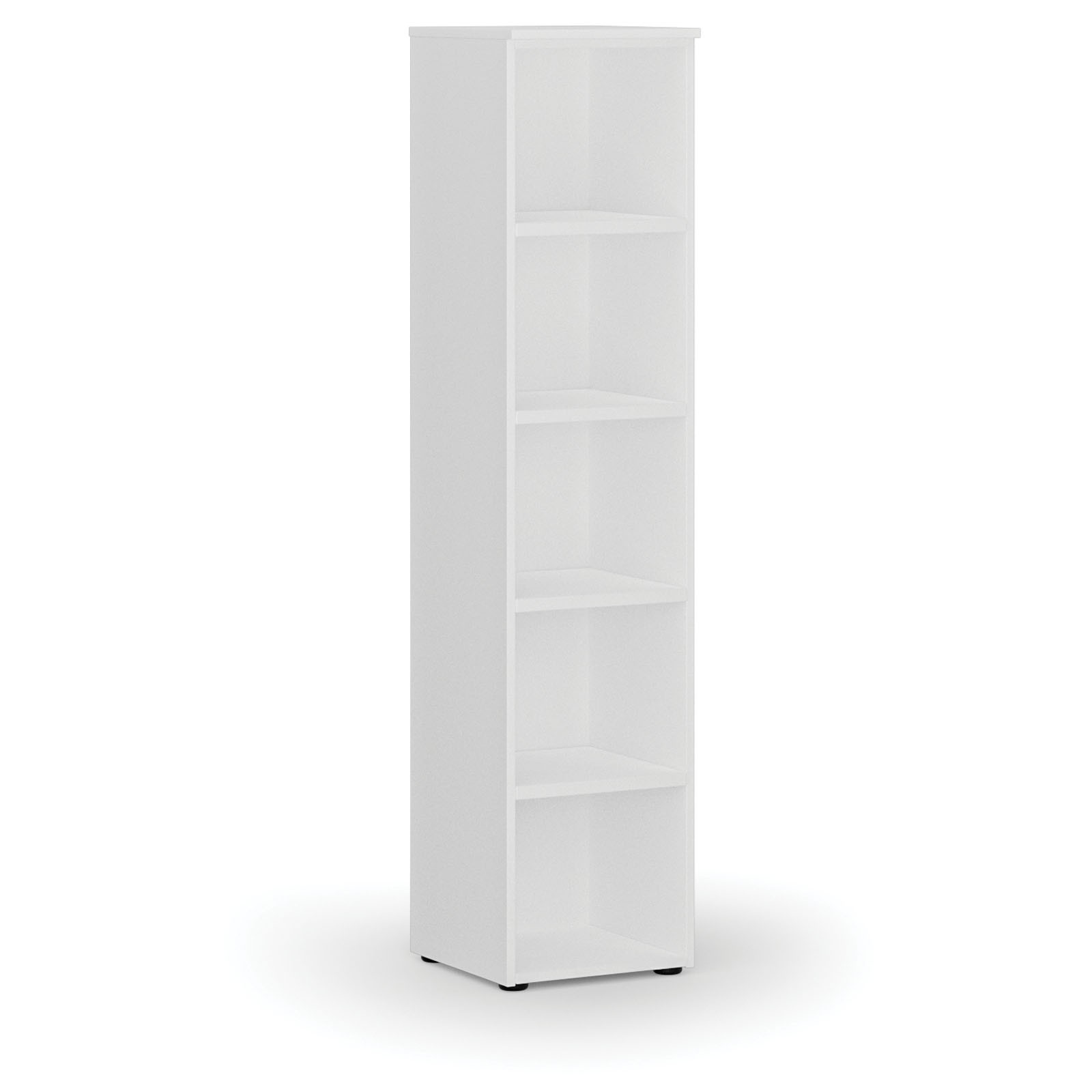 Fotografia produktu: Kancelársky regál PRIMO WHITE, 400 x 420 x 1781 mm, biela