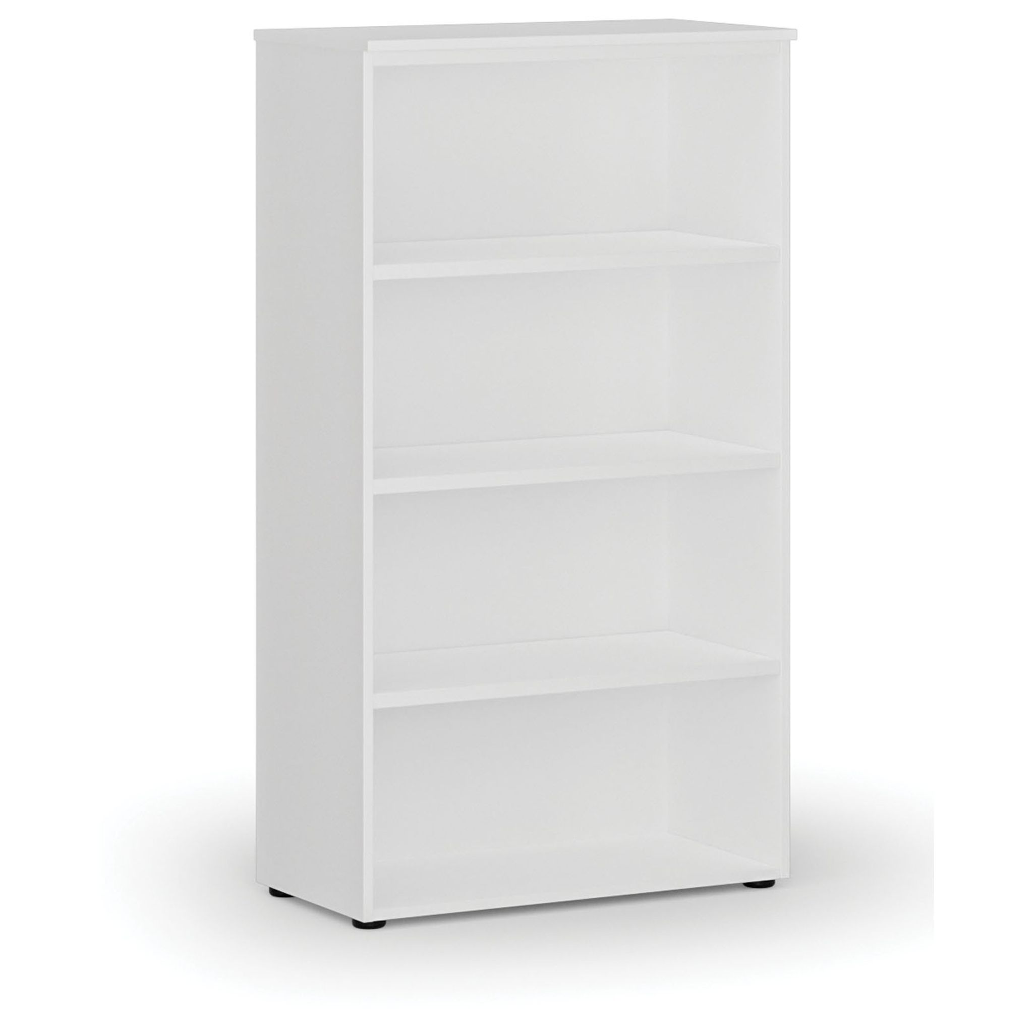 Kancelářský regál PRIMO WHITE, 800 x 420 x 1434 mm, bílá
