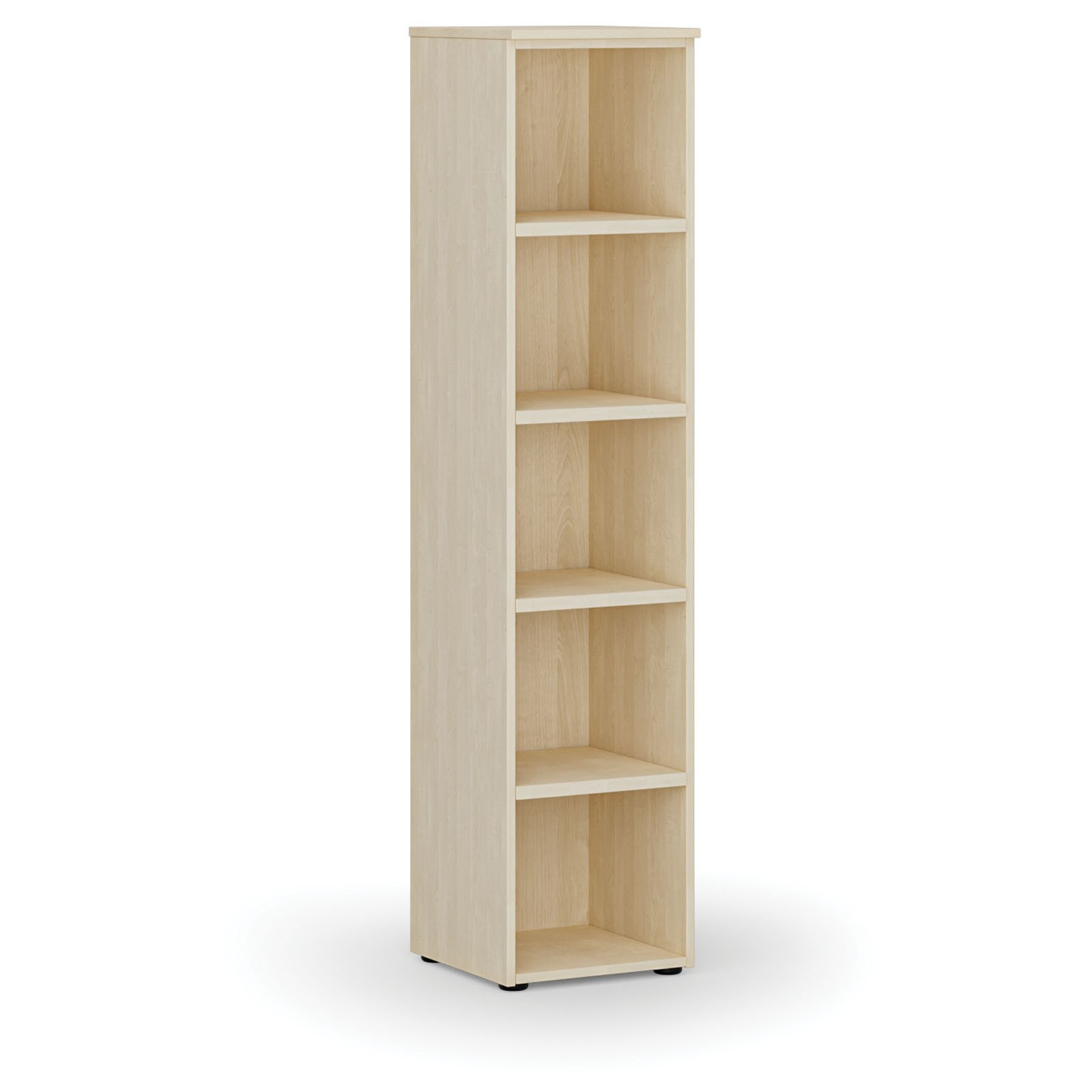 Fotografia produktu: Kancelársky regál PRIMO WOOD, 400 x 420 x 1781 mm, breza