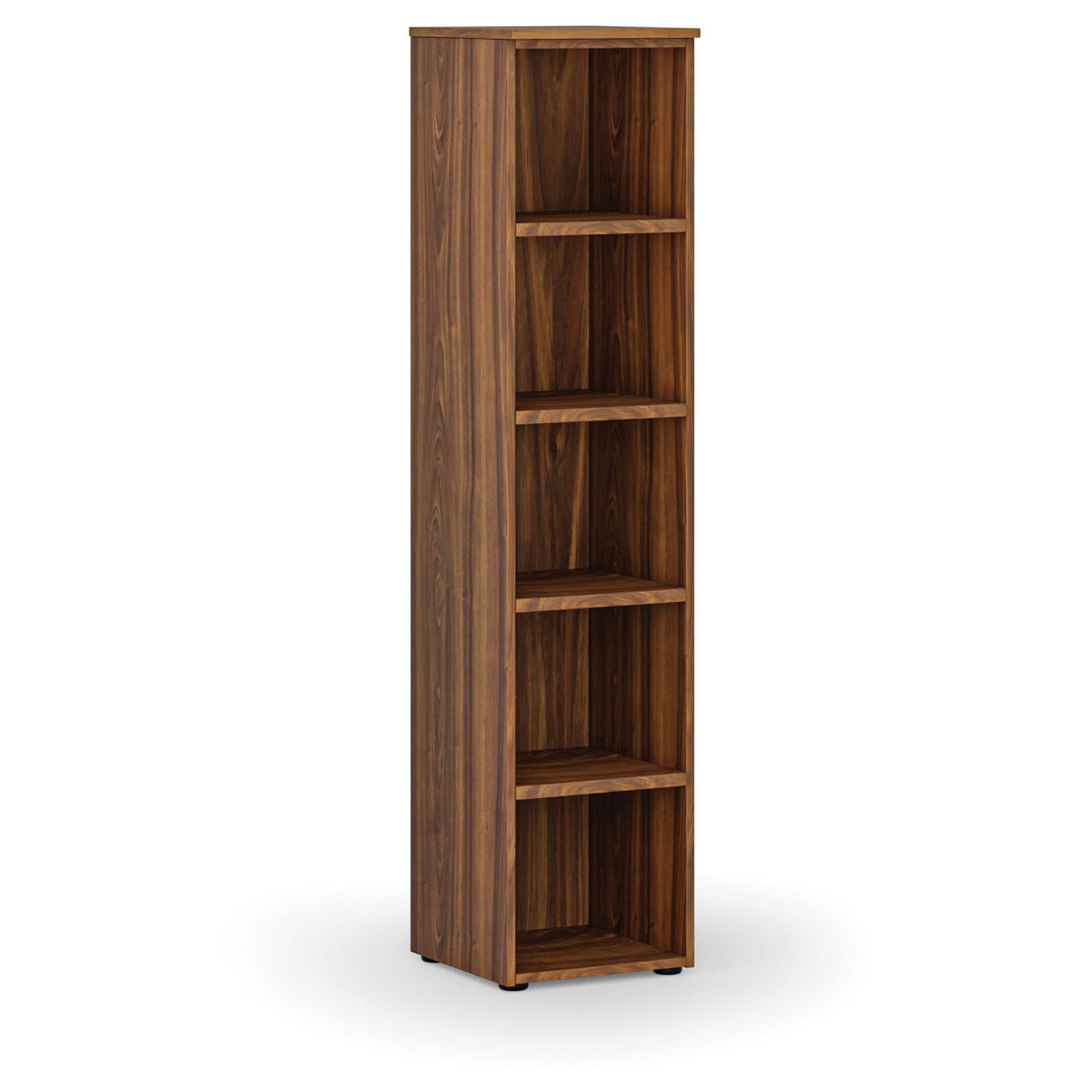 Fotografia produktu: Kancelársky regál PRIMO WOOD, 400 x 420 x 1781 mm, orech