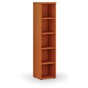 Kancelářský regál PRIMO WOOD, 400 x 420 x 1781 mm, třešeň