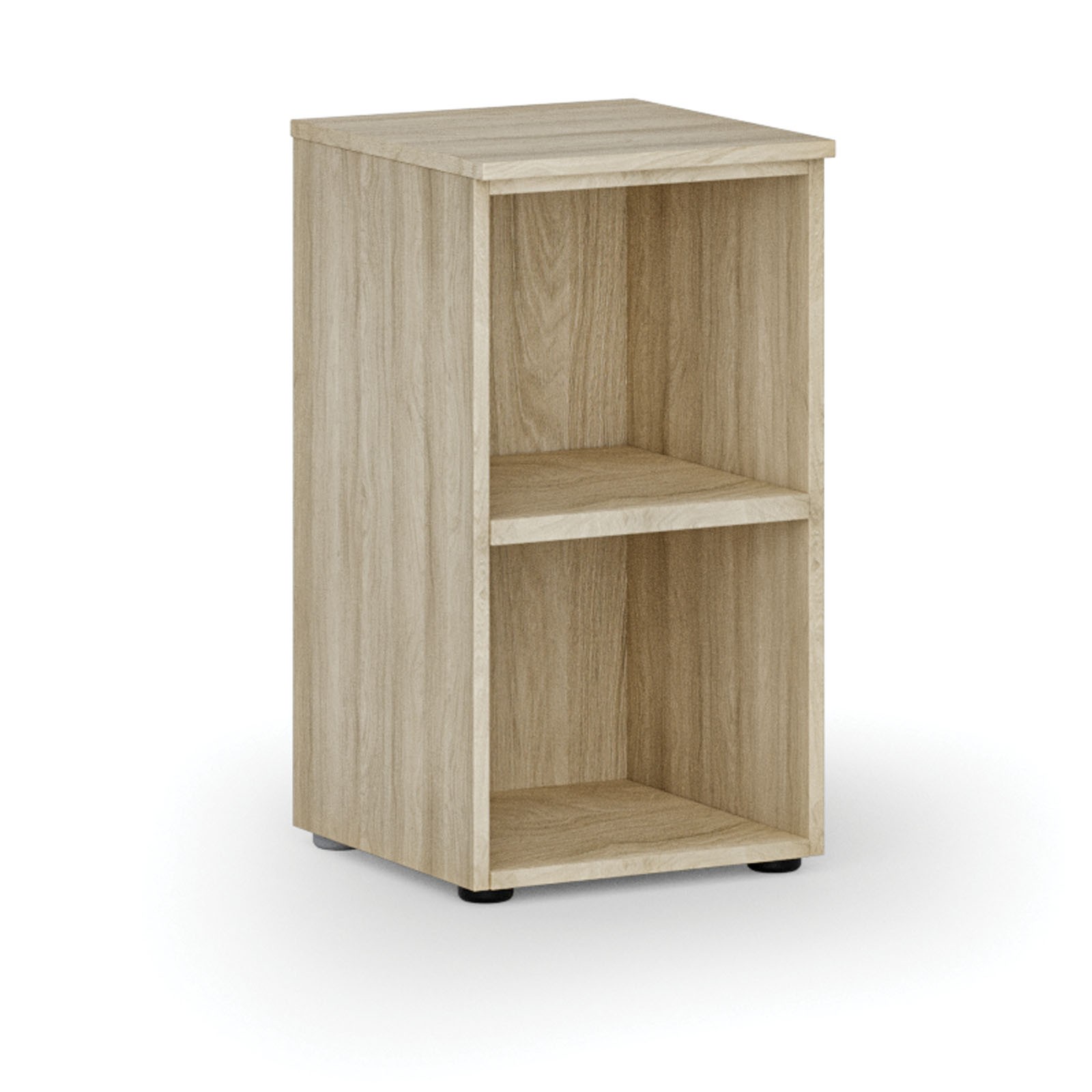 Fotografia produktu: Kancelársky regál PRIMO WOOD, 400 x 420 x 740 mm, dub prírodný