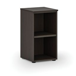 Kancelářský regál PRIMO WOOD, 400 x 420 x 740 mm, wenge