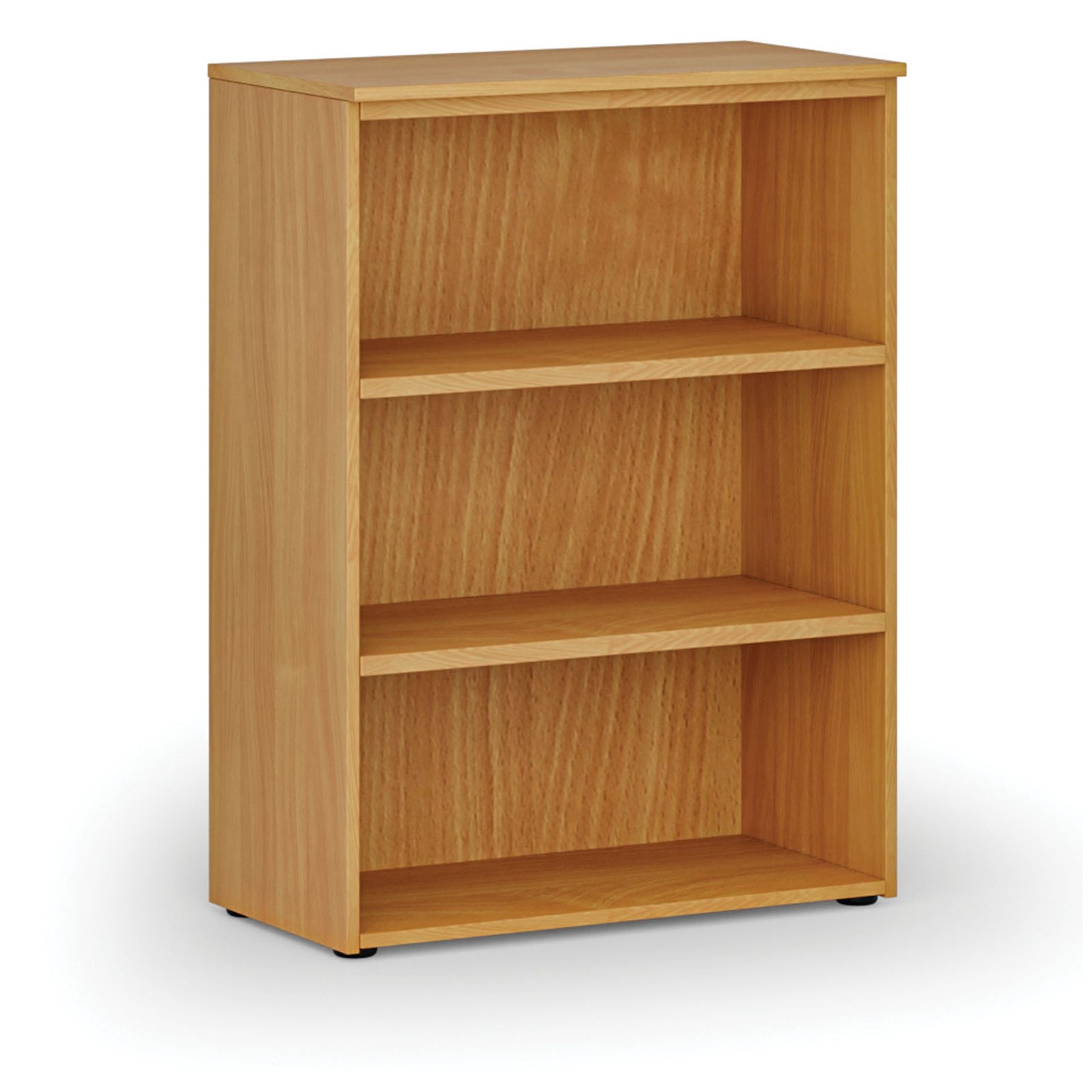 Kancelářský regál PRIMO WOOD, 800 x 420 x 1087 mm, buk