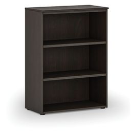 Kancelářský regál PRIMO WOOD, 800 x 420 x 1087 mm, wenge