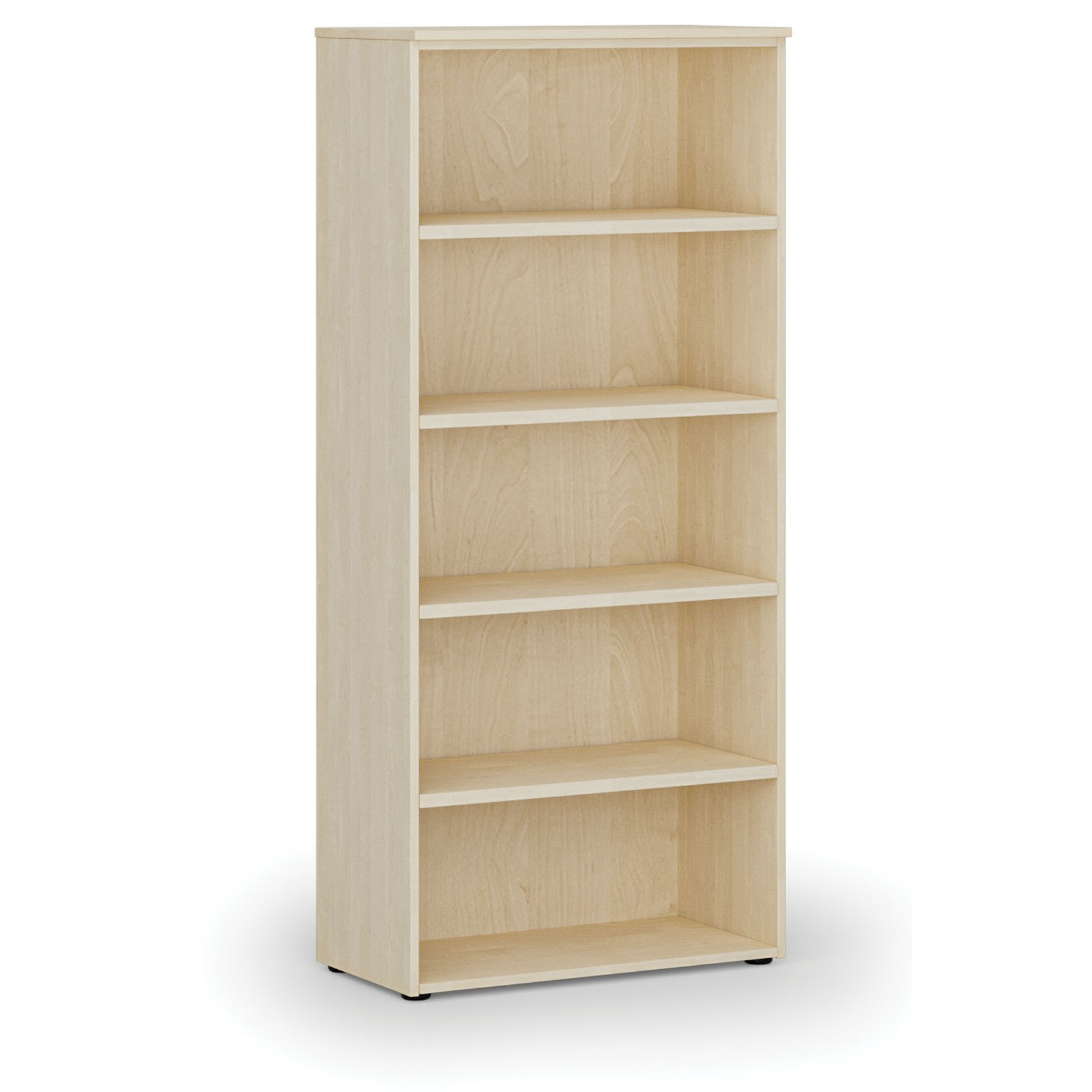 Fotografia produktu: Kancelársky regál PRIMO WOOD, 800 x 420 x 1781 mm, breza