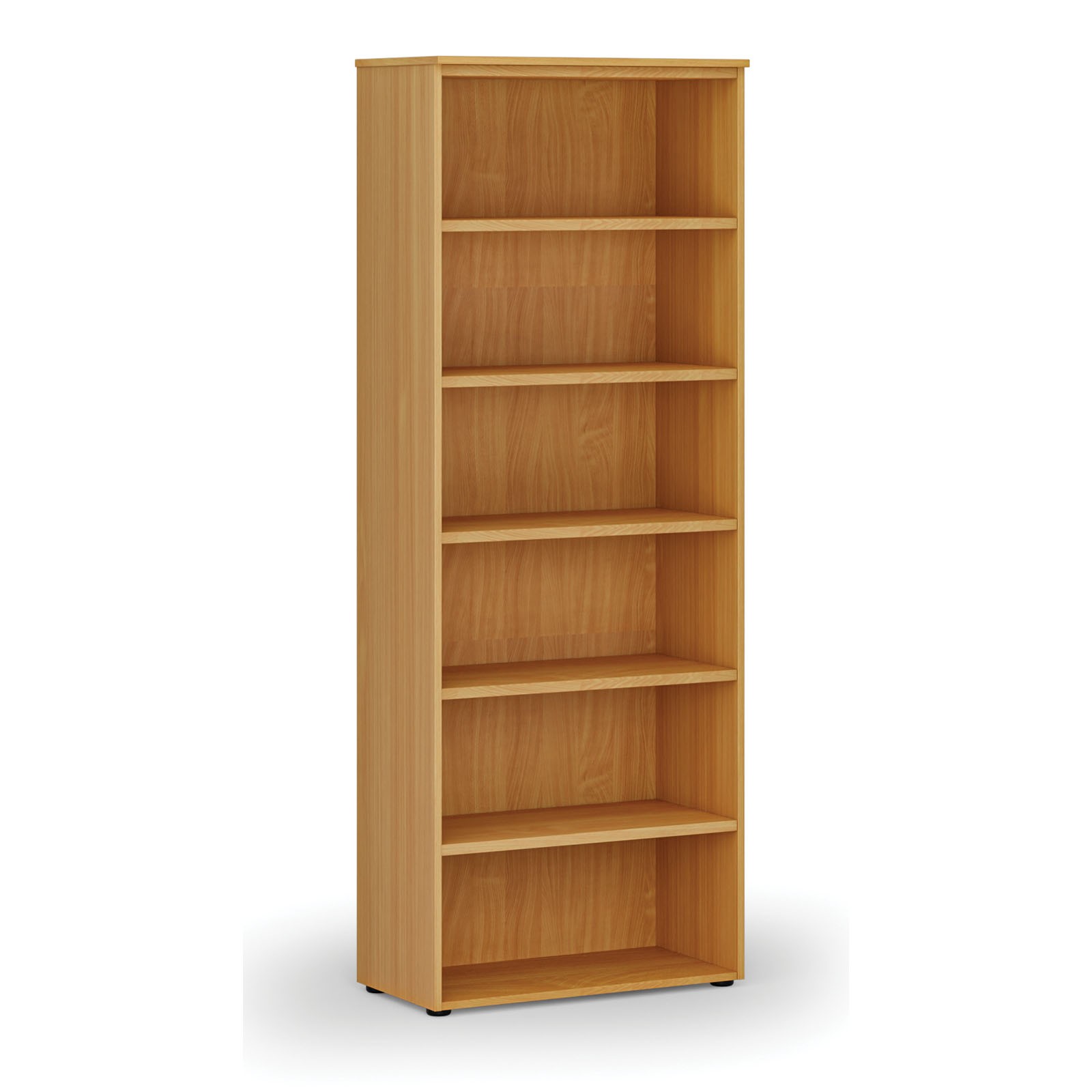 Fotografia produktu: Kancelársky regál PRIMO WOOD, 800 x 420 x 2128 mm, buk