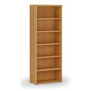 Kancelářský regál PRIMO WOOD, 800 x 420 x 2128 mm, buk