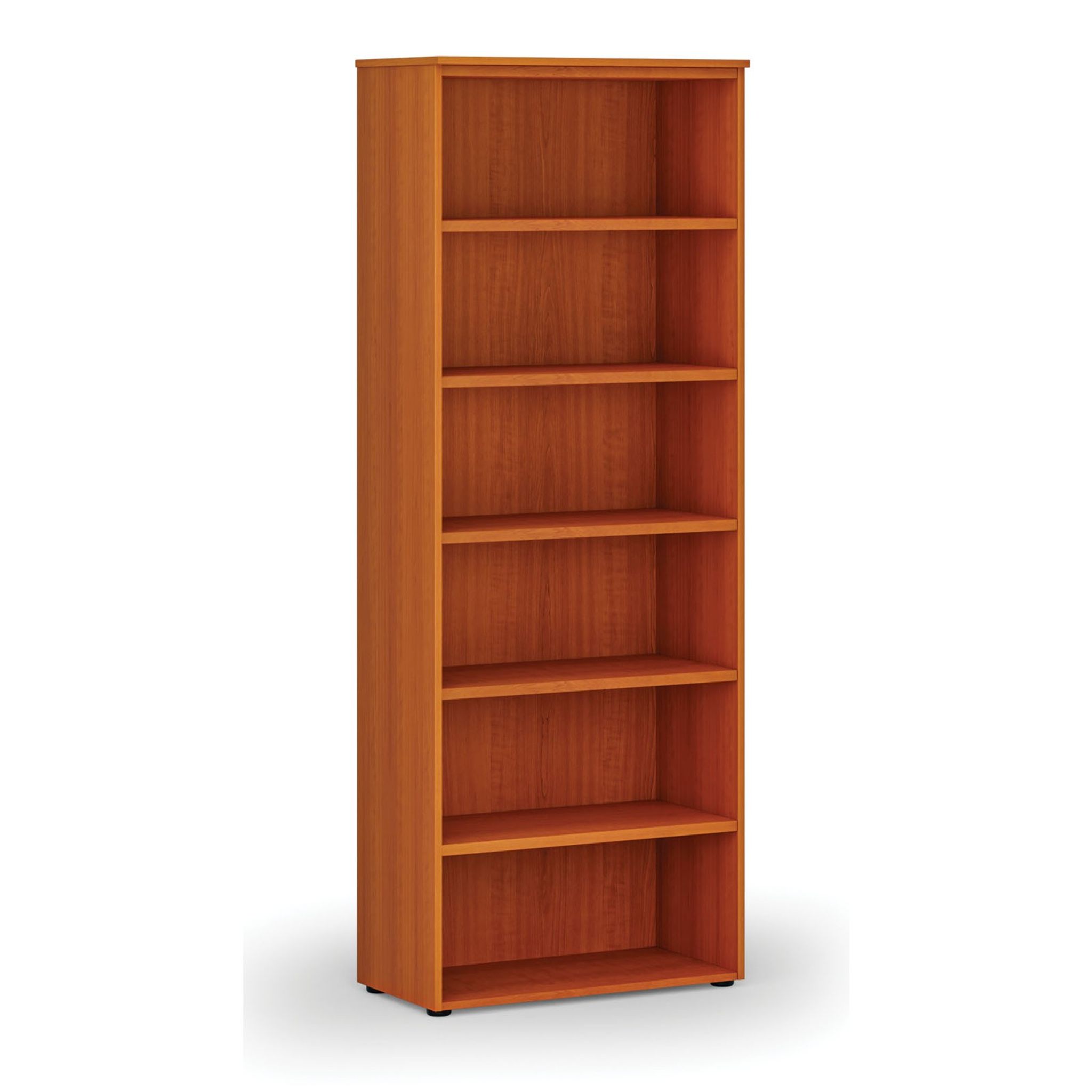Kancelársky regál PRIMO WOOD, 800 x 420 x 2128 mm, čerešňa