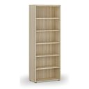 Kancelársky regál PRIMO WOOD, 800 x 420 x 2128 mm, dub prírodný