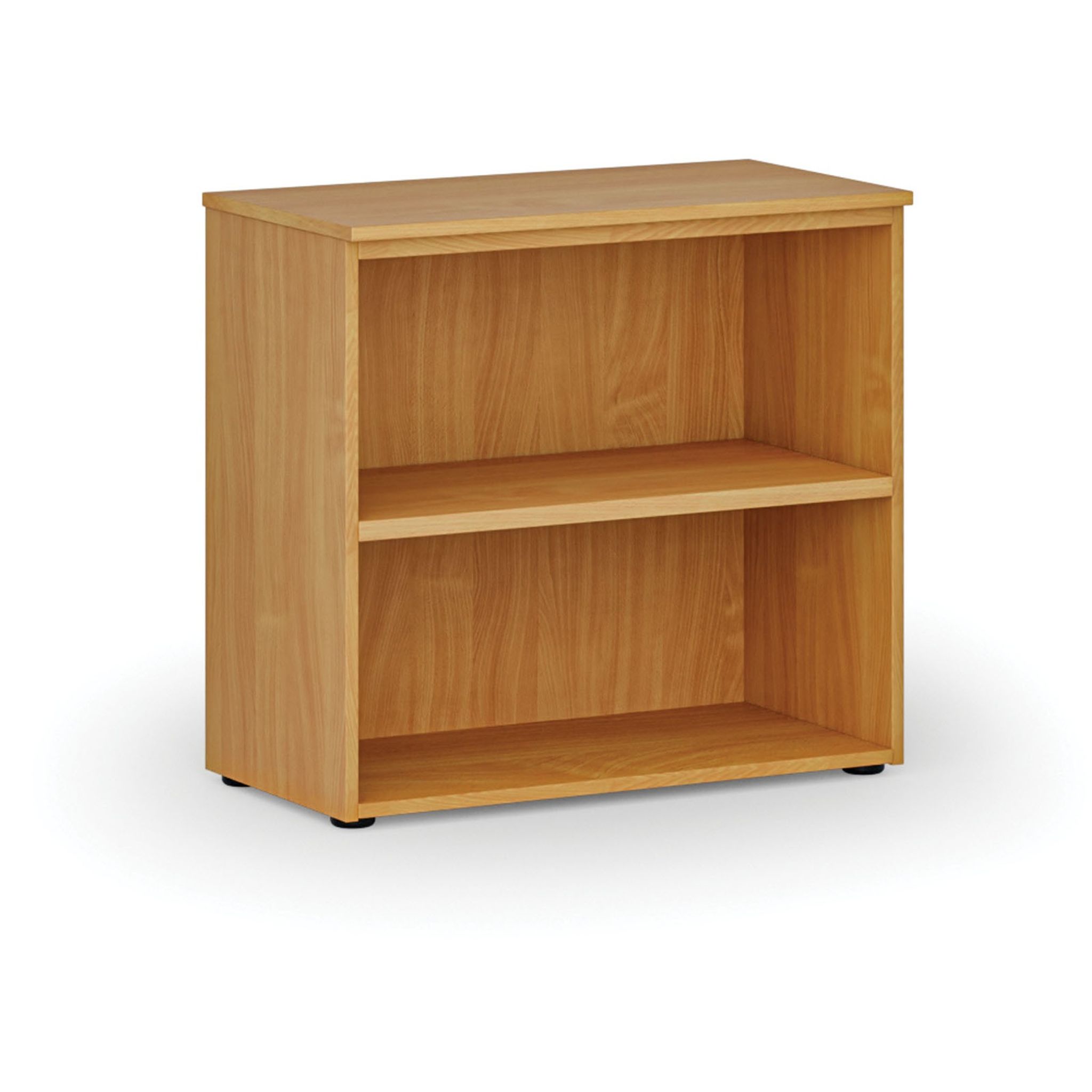 Kancelářský regál PRIMO WOOD, 800 x 420 x 740 mm, buk