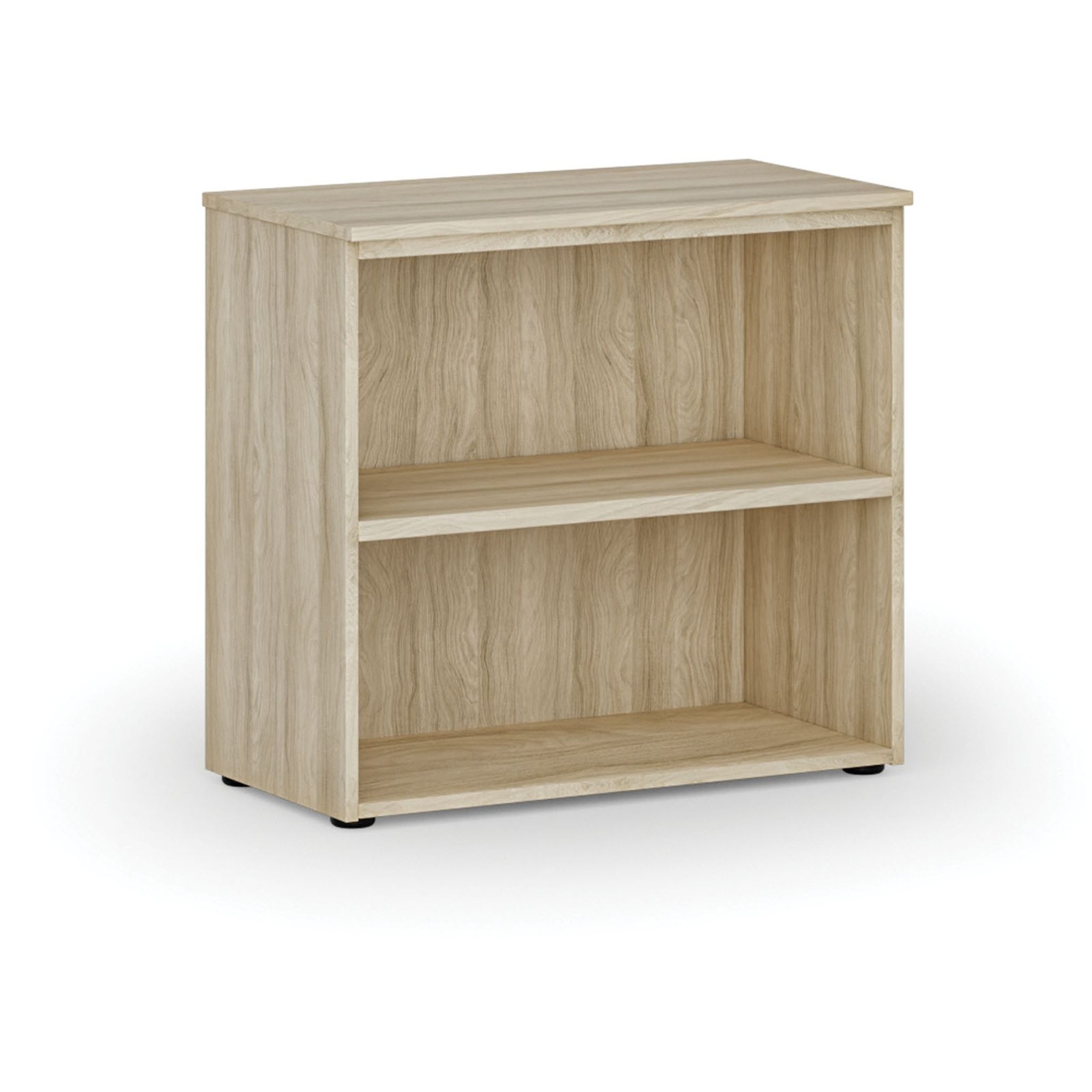 Kancelářský regál PRIMO WOOD, 800 x 420 x 740 mm, dub přírodní