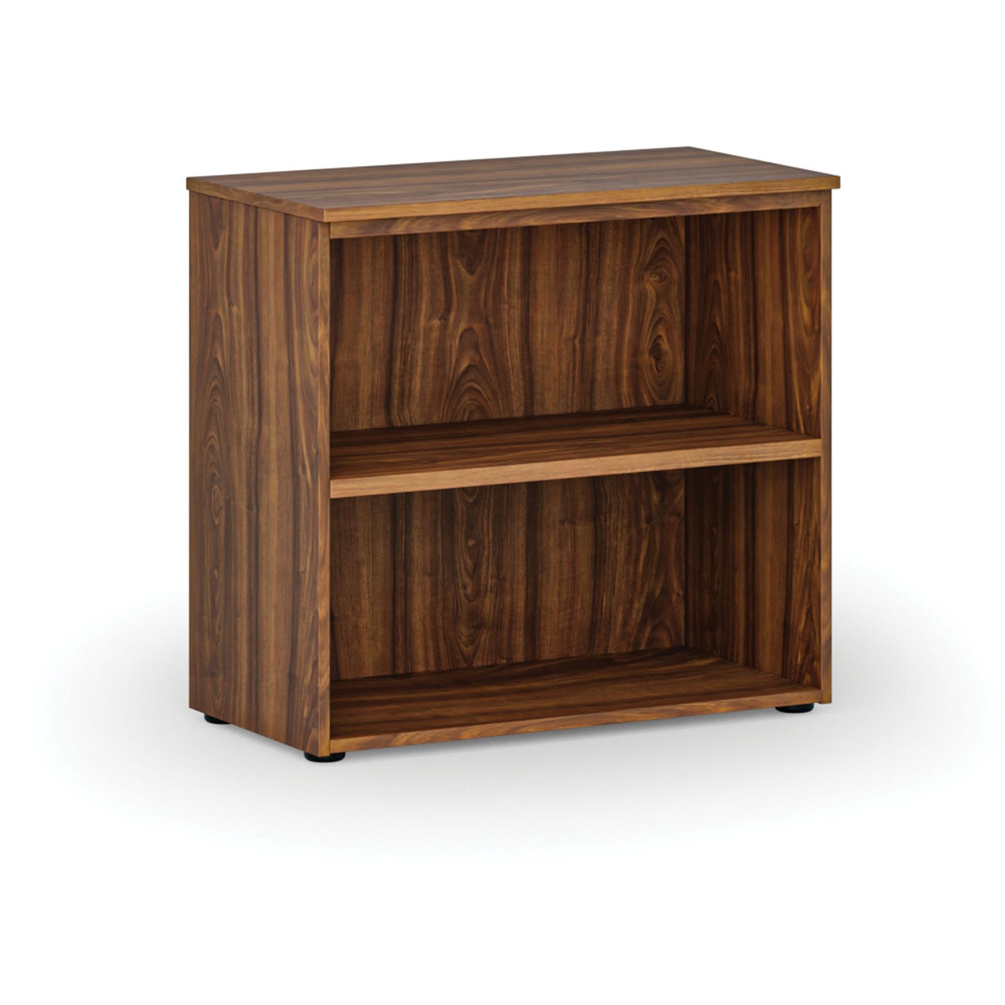 Kancelářský regál PRIMO WOOD, 800 x 420 x 740 mm, ořech