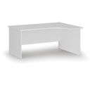 Kancelársky rohový pracovný stôl PRIMO WHITE, 1600 x 1200 mm, pravý, biela