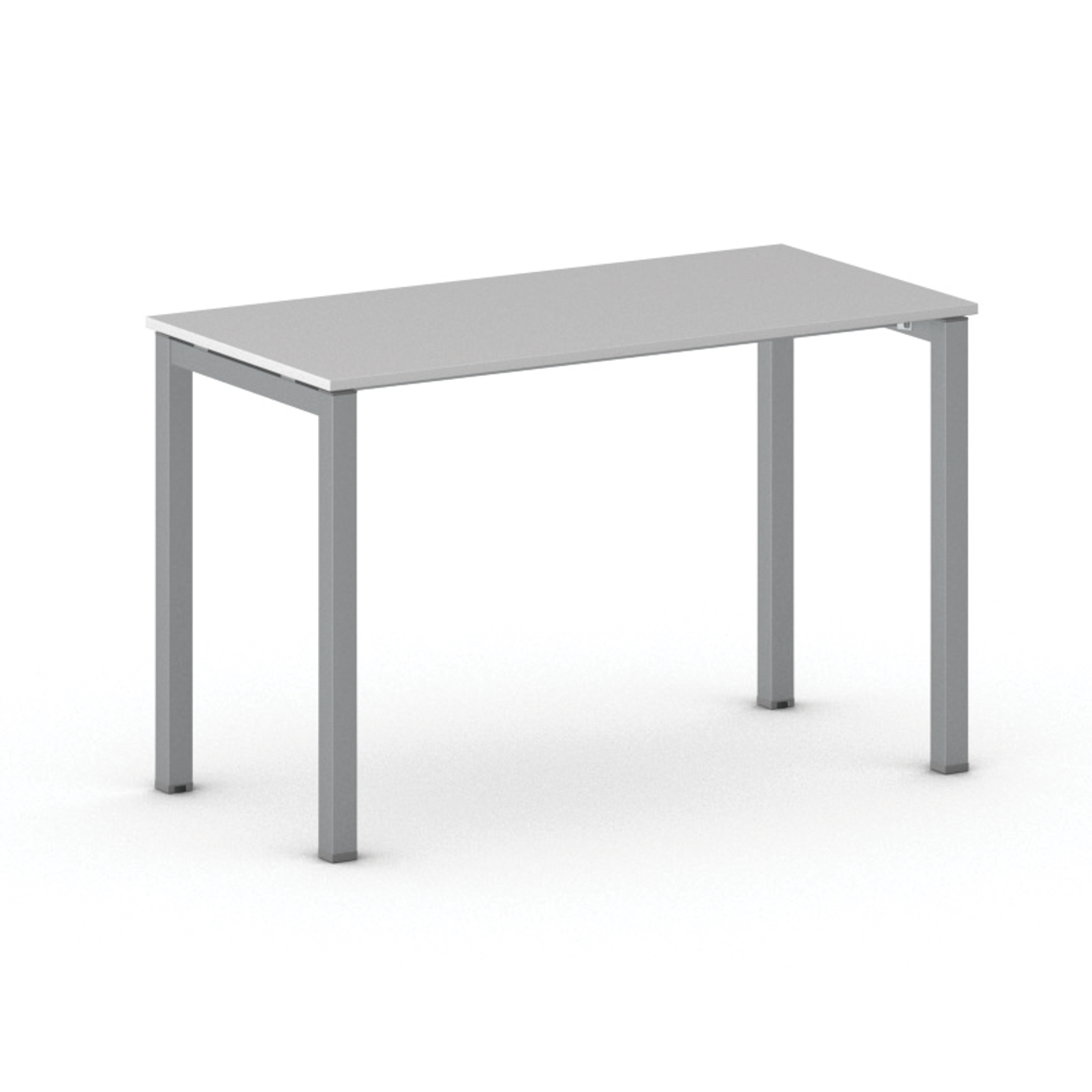 Kancelářský stůl METAL, 120x60 cm, šedá