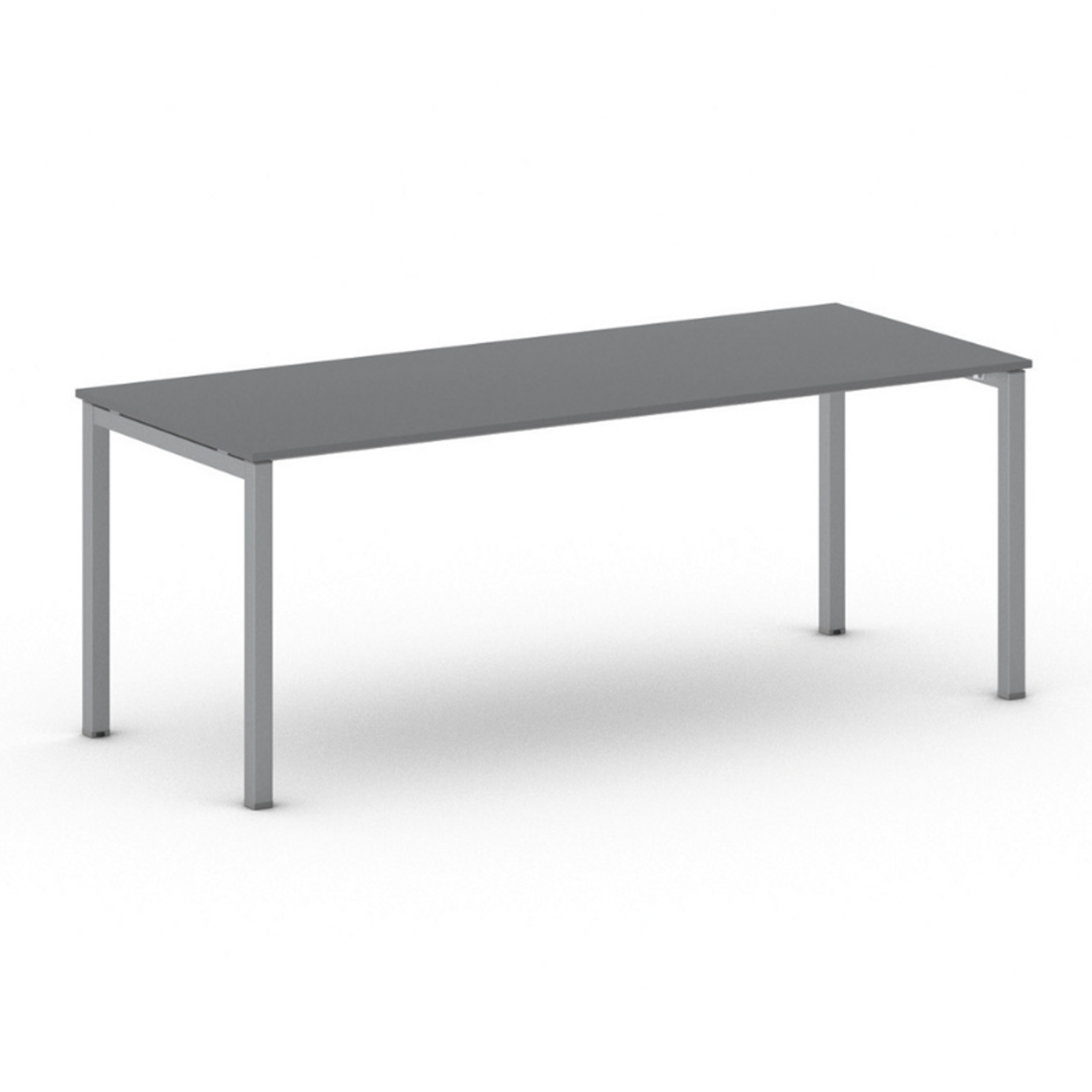 Kancelářský stůl METAL, 200x80 cm, grafit