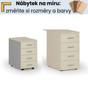 Kancelářský zásuvkový kontejner na míru