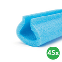 Kantenschutzprofil aus Schaum, Omega 11, 2m, 45 Stk.