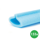 Kantenschutzprofil aus Schaum, Omega 2, 2 m, 155 Stk.