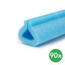 Kantenschutzprofil aus Schaum, Omega 4, 2m, 90 Stk.