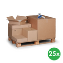 Karton z klapami, tektura 5-warstwowa, 800x600x600 mm