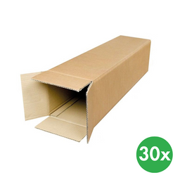 Kartónová krabica - tubus, otváranie na kratšej strane krabice 800x200x200 mm, 30 ks