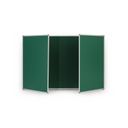 Klappbare grüne Keramik-Kreidetafel, magnetisch, 3000 x 1000 mm
