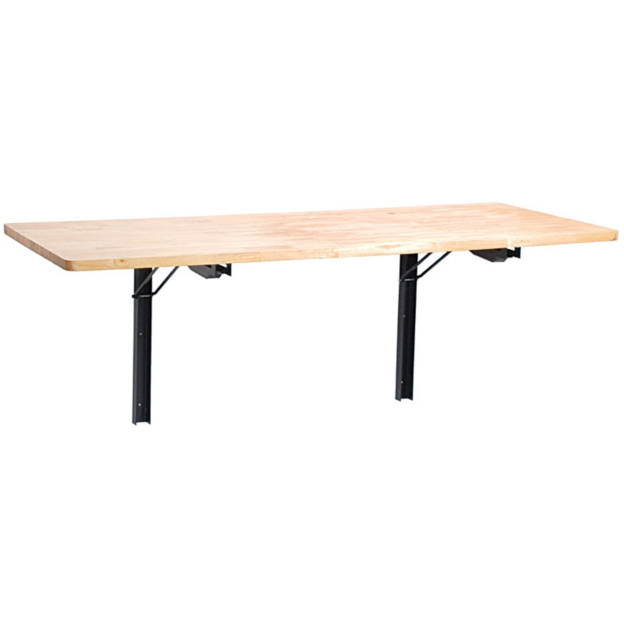 Klappbarer Tisch für die Wand, 1200 x 580 mm