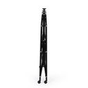Klappbares Metallregal mit Rollen, 1018 x 930 x 405 mm, schwarz