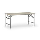 Klapptisch FAST READY, 160x80 cm, graues Gestell, Eiche natur